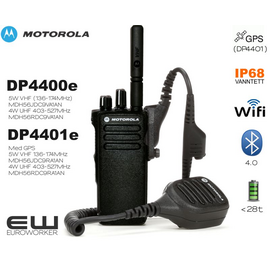Motorola MOTOTRBO DP4400E (UHF & VHF) Analog & Digital Håndholdt Radio