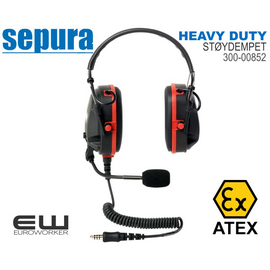 300-00852 - Sepura STP8X Heavy Duty Headset (Atex)