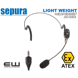 300-00854 - Sepura STP8X Lightweight Headset (Atex) (5-pols Nexus kontakt)