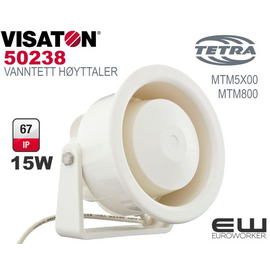 Visaton 15W Vanntett Høyttaler (TETRA) (MTM5X00)