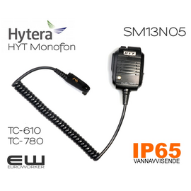 Hytera HYT IP65 Håndholdt Mikrofon (SM13N05)(TC-610, TC-780)