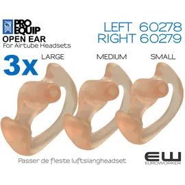 60279 - 60279: Open ear inserter,3-pack R (HØYRE)  60278: Open ear inserter,3-pack L (VENSTRE)