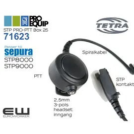 ProEquip STP PRO-PTT Box 25 (2.5 mm Headset Jack)