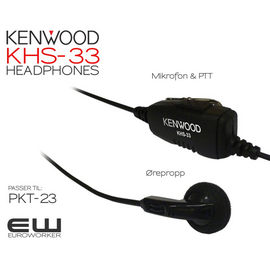 Kenwood KHS-33 Headphones (PKT-23)