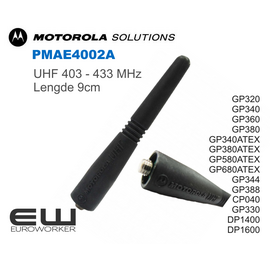 Motorola UHF Antenne til GP3XX & DP1X00  (PMAE4002A)