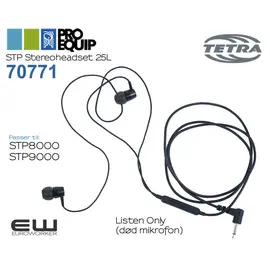 ProEquip Listen Only Stereo Earpiece 25L (iPhone type)(3,5mm)