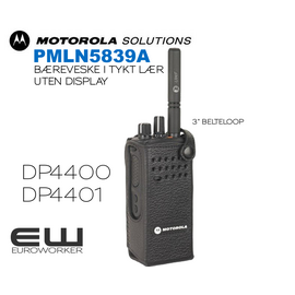 Motorola PMLN5839A Bæreveske - tykt lær uten display DP4400e & DP4401e)