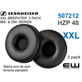 Sennheiser HZP 48 - XXL Øreputer for MB- & DW- serien (2 pkn)  ( 507212)