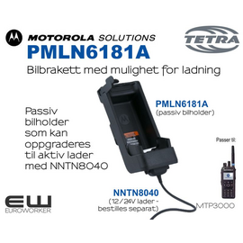 Motorola PMLN6181A Bil Docking med mulighet for ladning  (MTP3000)