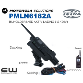 Motorola PMLN6182A Bil Docking med lader (12V) (MTP3000)