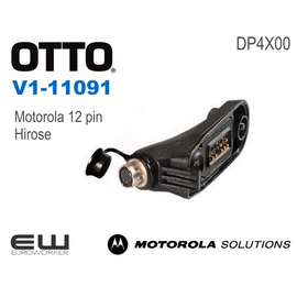 Otto V1-11091  12 pins Hirose audioadapter til DP4X00 Motorola