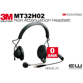 3M Peltor MT32H02 Non Attenuation Headset  (7000107822)