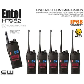 UHF Entel HT982 400-470 MHz - ATEX IIC