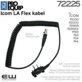 ProEquip Icom Flex kabel til Icom LA kontakt