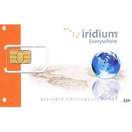 SIM kort til Iridium telefon- Post paid