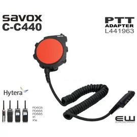 L441963 - Savox C-C440  PTT Adapter (Hytera PD6, 1X)