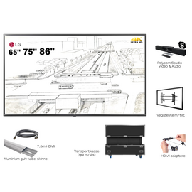 LG 4K Large Display Portabelt Møterom (36mnd on Site Swap)