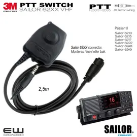 3M Peltor FL5001 PTT Adapter for Sailor SP62XX series