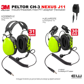 3M Peltor CH-3 Standard headset (J11)