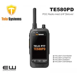 Telox TE580PD POC radio (LTE, WiFi, UHF)
