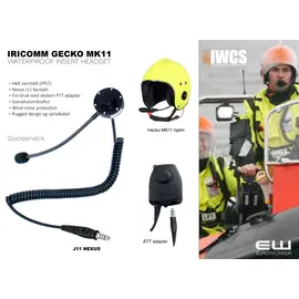 Iricomm Gecko MK11 Waterproof Headset (J11)
