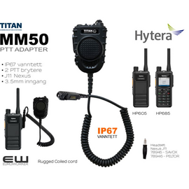 TItan MM50 RSM Dual PTT adapter (HYTERA HP6)