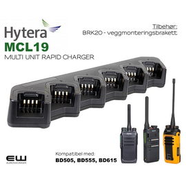 Hytera MCL19 Multi Unit Rapid Charger (BD505, BD555, BD615)