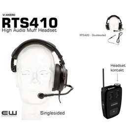 Vokkero RTS410 - High Audio Muff Headset (Single)