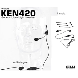 Vokkero KEN 420 Generic Headset - On/Off Switch