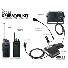 Icom F2000 Operatør Kit for Kran og Rigg (F2000, F29SR2)