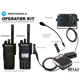 Motorola DP4000 Operatør Kit for Kran og Rigg