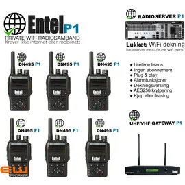 Entel P1 Private Server - Offline POC Radio System (WiFi, LTE)