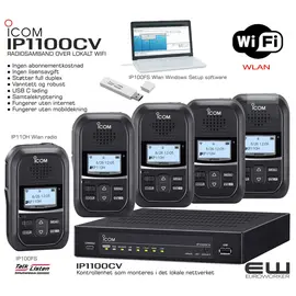 Icom IP1100CV - RADIOSAMBAND OVER LOKALT WIFI