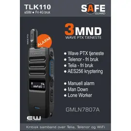 Motorola TLK110 Safeguard (3 mnd Wave PTX)