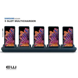 GP-PTG736ASBBQ - SAMSUNG Koamtac Xcover 6 Pro 5 Pogo and Battery 5 slot Charging Cradle Black