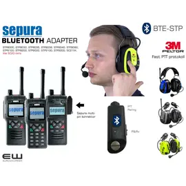 Bluetooth Adapter for Sepura STP9000 (Peltor PTT protokoll)