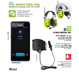 hytera hytalk app med Peltor ws protac xpi og poa121_euroworker