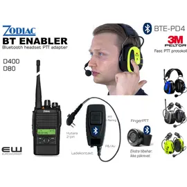 Bluetooth Adapter for Zodiac D400 (Peltor PTT)