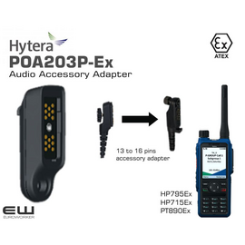 Hytera POA203P-Ex Audio Accessory Adapter (HP795Ex)