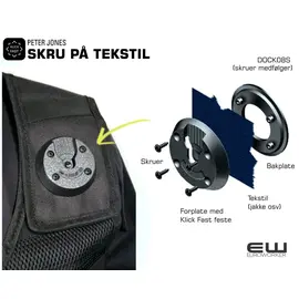 Klick Fast dock08 - skru på tekstil - screw on dock_euroworker_peter jones