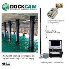 Portabelt Video Kit for inspeksjon av havner og kaianlegg