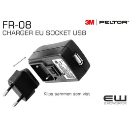 3M Peltor FR08 USB Strømadater 7000108521