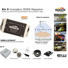 Roger Indoor GPS Repeater System Kit II