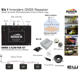 Roger GNSS-L1L2G1GA-67 Indoor GPS Repeater System