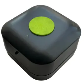 Long range 868MHz, up to 2KM
    Battery life 250,000 activations
    User changeable battery
    Low battery monitor
    Main top “activation” button
    Discrete side “clear/ack” button
    Ultra-fast receive time
    LED status indicators
    Tabletop, fixed and removable wall mount