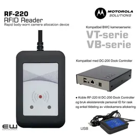 Motorola RF-220 RFID Reader (DC-220 Controller, VT- & VD- kameraserier)