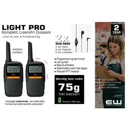 Zodiac Light Pro Butikksamband Duopack (446MHz & 444MHz)