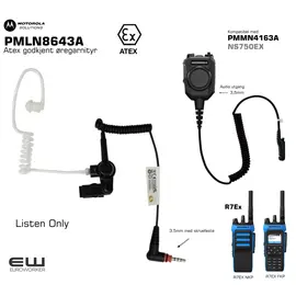Motorola PMLN8643A - 3,5mm Atex Listen Only Earpiece