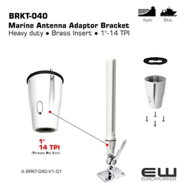 Poynting brkt-40 Marine Antenna Adaptor Bracket_EUROWORKER