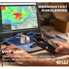 Virtuell Simulering - RF Dekningstest (UHF VHF radiosamband)
